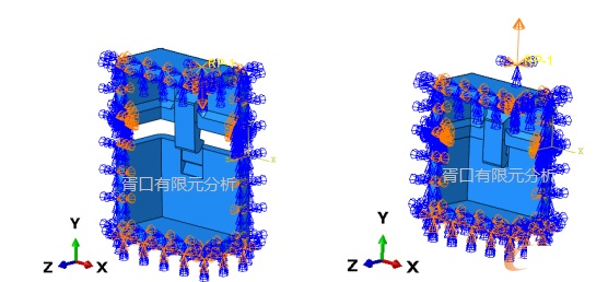 插入力、拔出力仿真边界条件